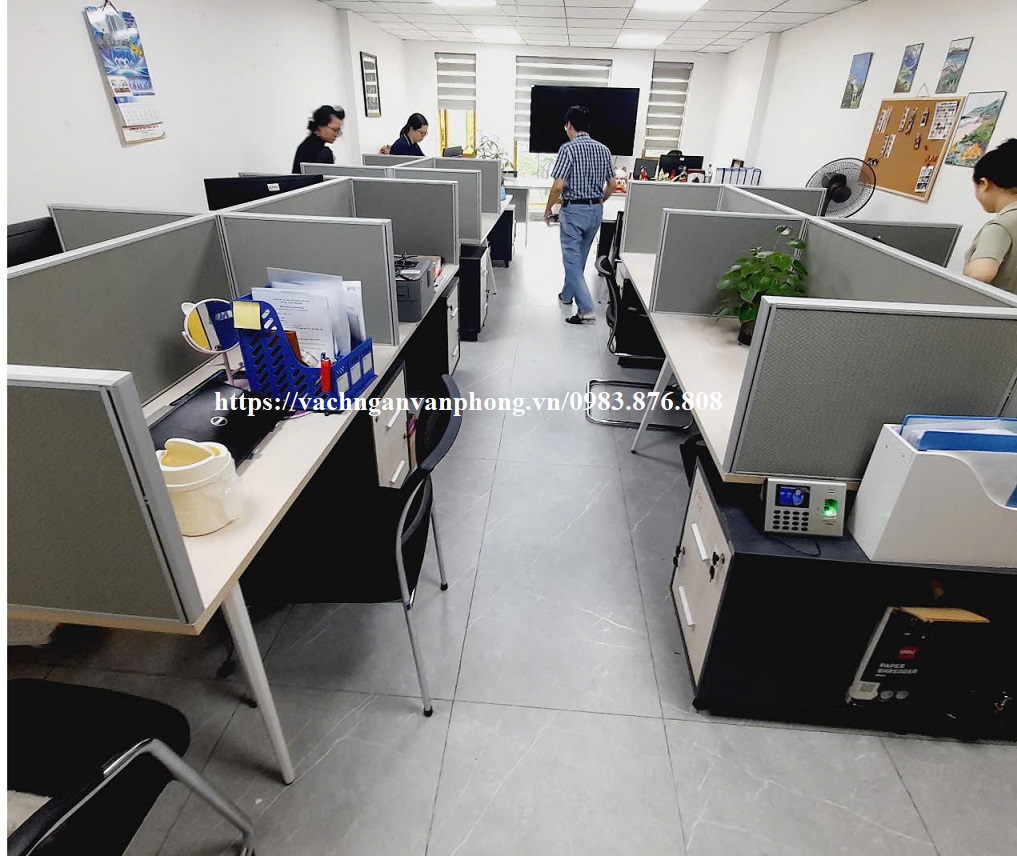 Vách ngăn nỉ cách âm bàn kinh doanh HGT5002