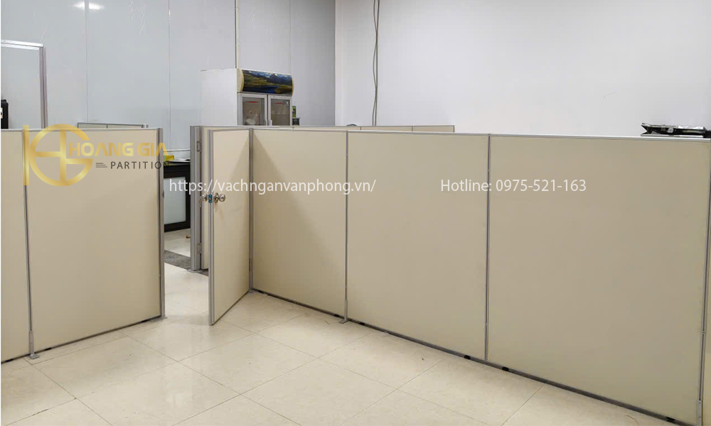 Vách ngăn chia phòng lửng bằng gỗ lắp ghép