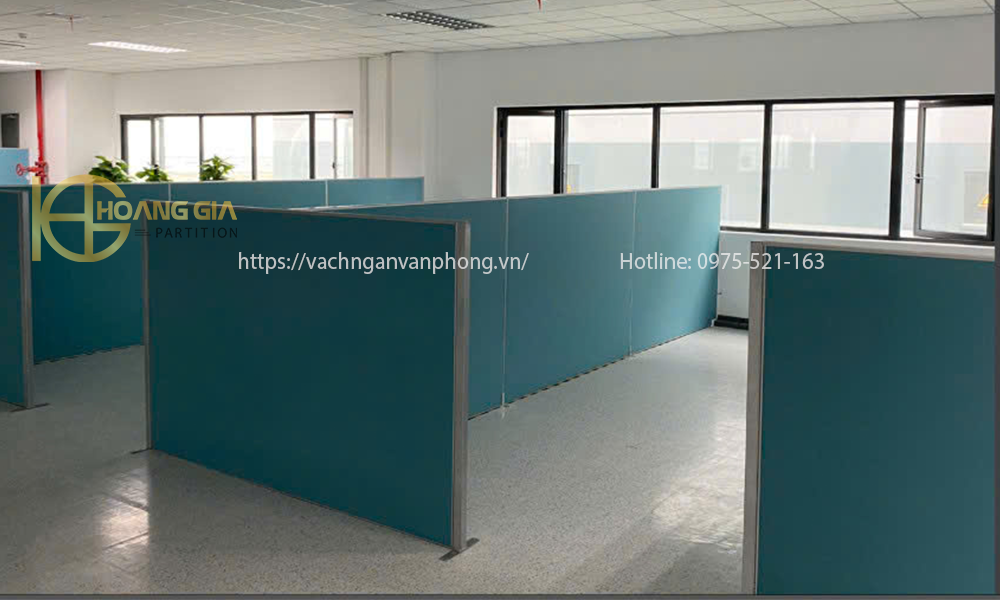 Thi công vách ngăn phòng bọc nỉ khung nhôm lắp ghép giá rẻ